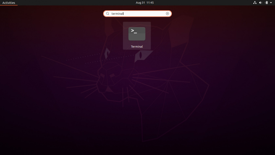 Ubuntu 20.04 LTS Applications Search