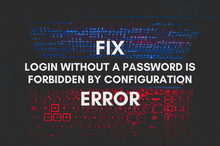 How to Fix phpMyAdmin “Login without a password is forbidden by configuration” Error